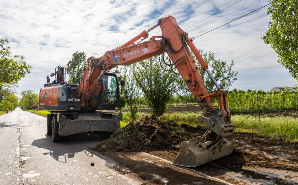 Upgrading of the entire length of the Kádár dűlő will be completed – Ondód access road will become safer and more comfortable