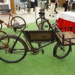 A collection of almost a hundred bikes on display at the Night of Museums