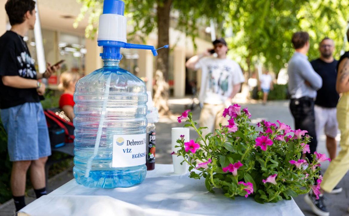 Debrecen takes care of its residents even during the heat alert