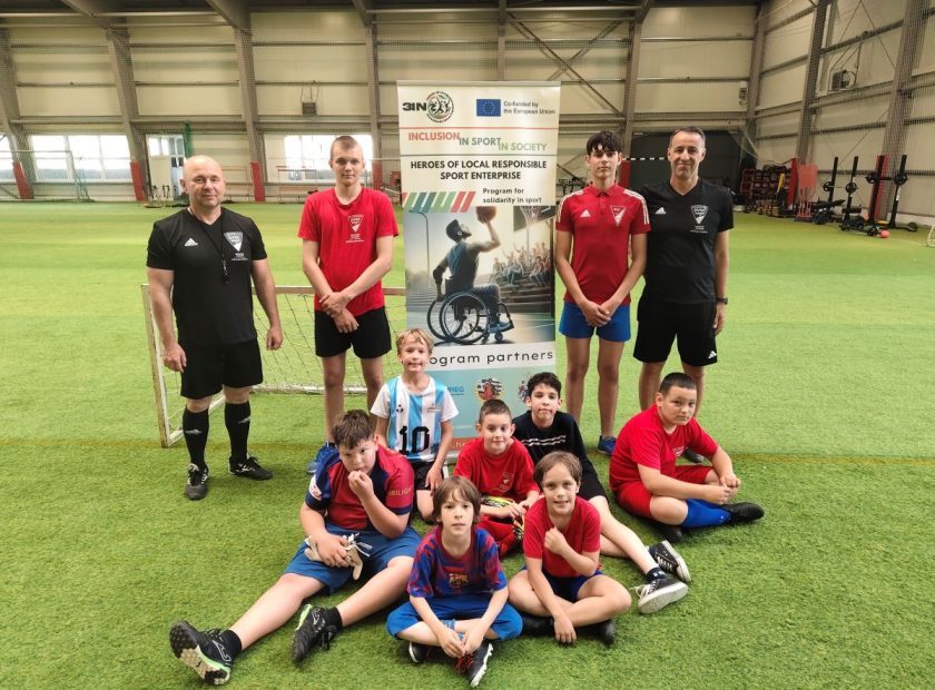 Inclusive football programme at DVSC Academy