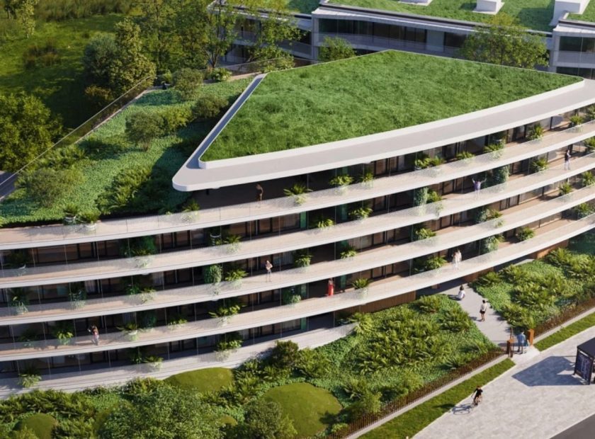 One of the most beautiful apartment buildings in Debrecen is being built near the university