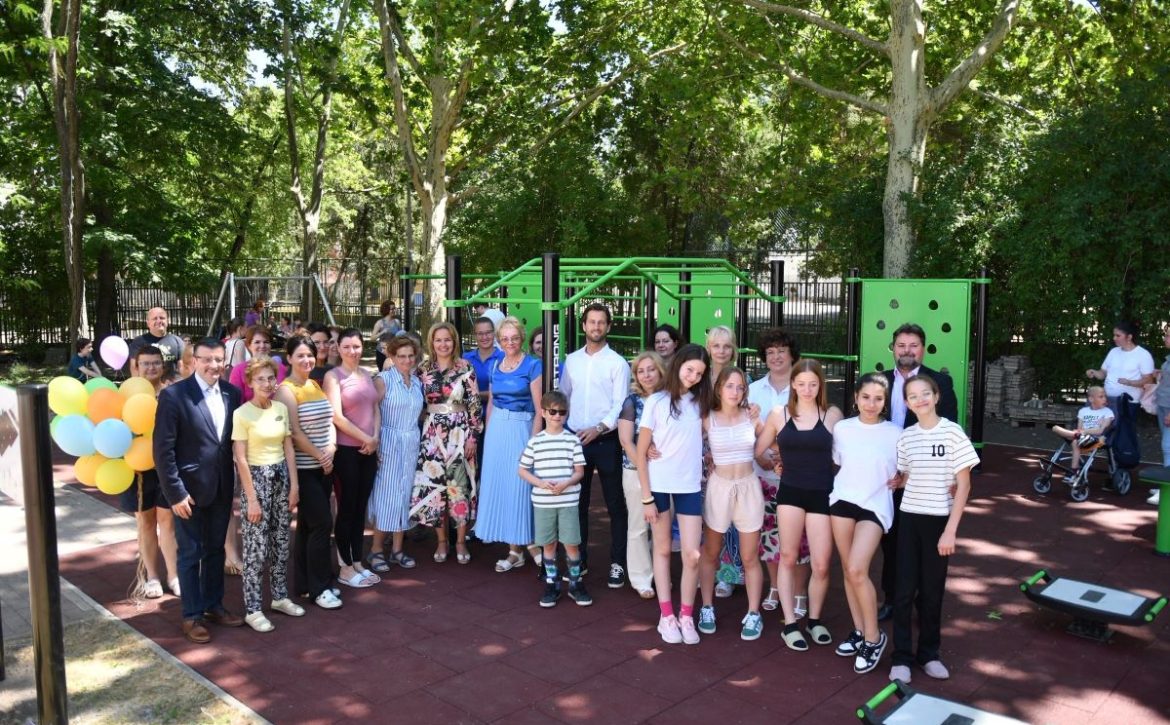 The rehabilitation centre of the Pediatric Clinic has been expanded with a modern movement development park