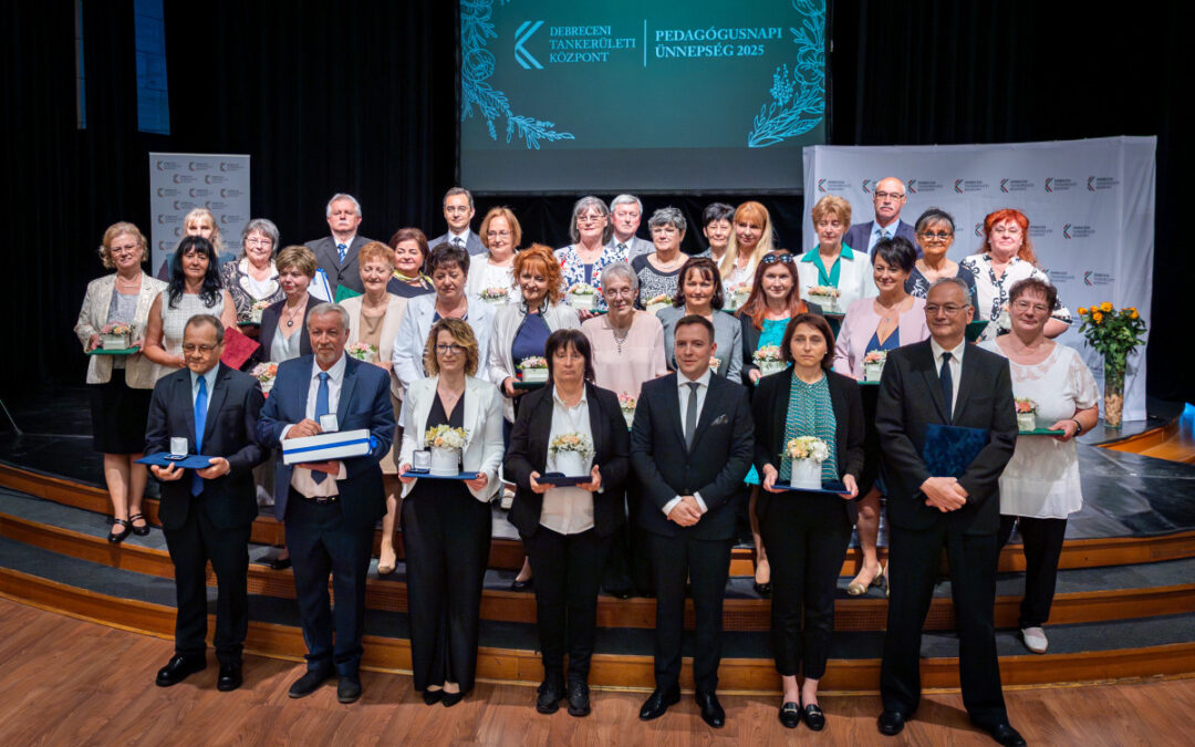 The work of excellent teachers was recognised in Debrecen