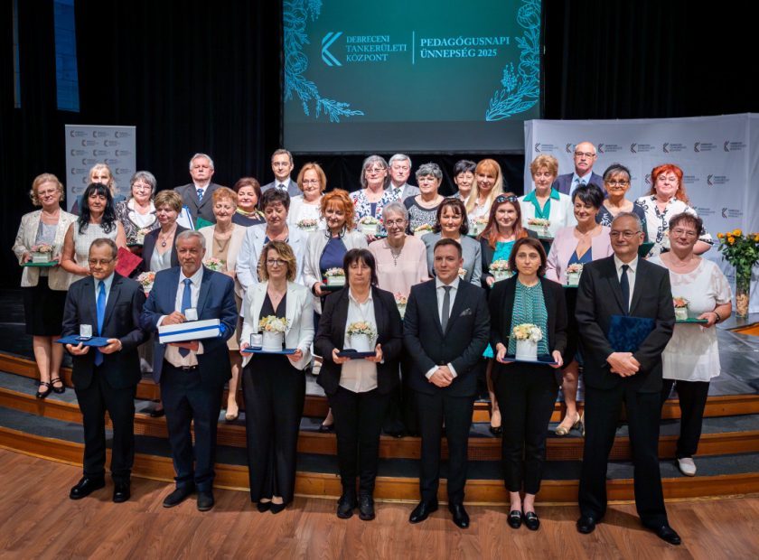 The work of excellent teachers was recognised in Debrecen