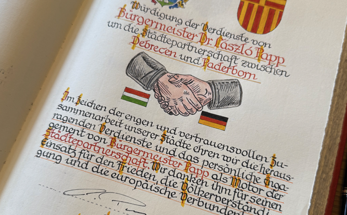 Debrecen Paderborn twin city