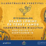 Exhibition of illustrations for the works of Lőrinc Szabó and János Térey opens