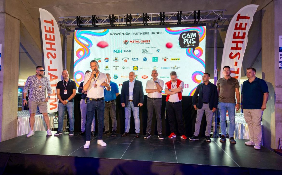 The Campus Festival has officially opened and is serving a good cause again this year