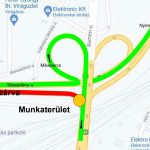 The Petőfi Square on-ramp of the Homokkerti overpass will be closed for more than a month