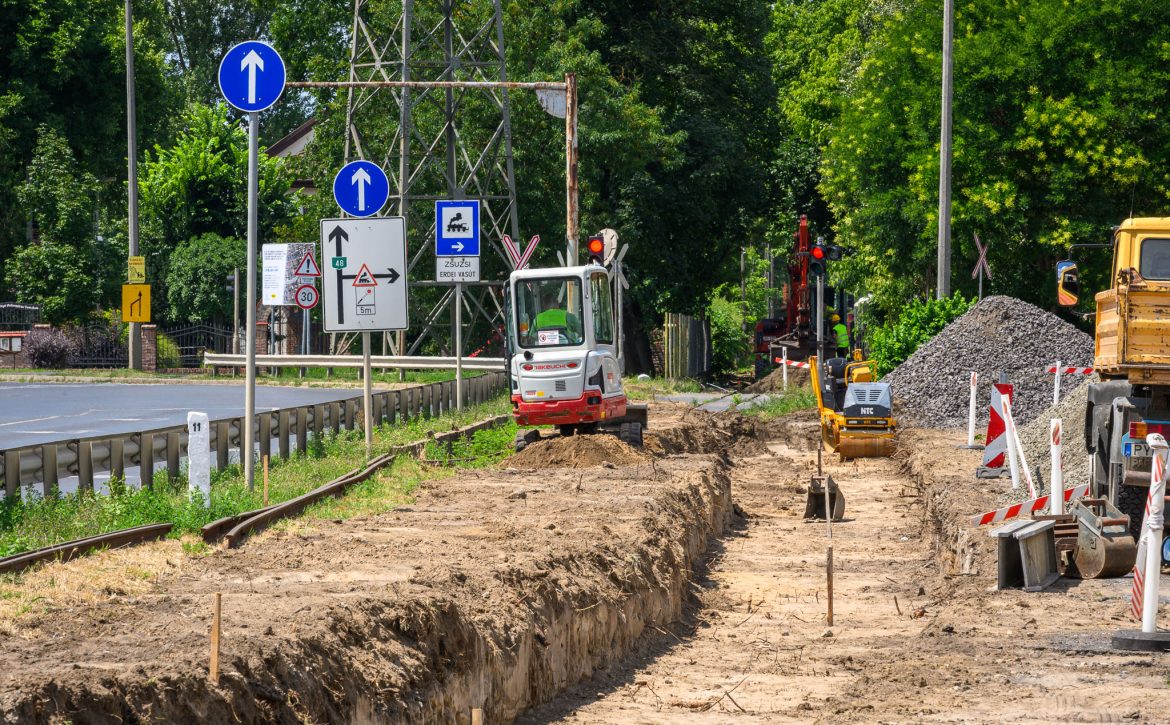 The development of the busiest junction in the eastern part of the city is progressing well