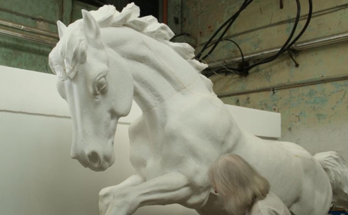 The flower floats are already being prepared for the Debrecen Flower Carnival