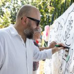 A new exhibition opened in the Memorial Garden