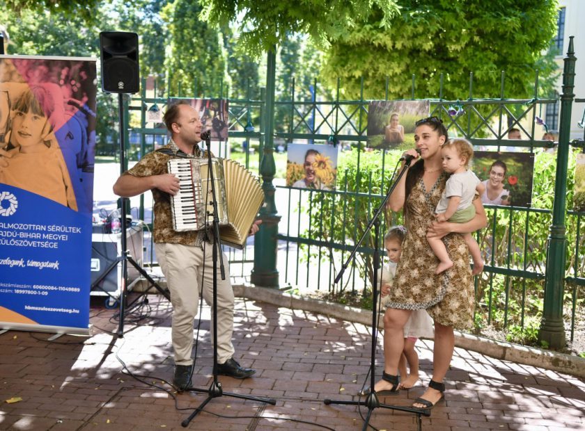 Photo exhibiton is opened in the Memorial Garden during the Flower Carniva