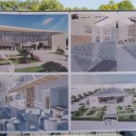The foundation stone of the New Hope Baptist Church center was laid
