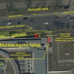Cranes activities to be carried out on Hunyadi Street with closures to expect
