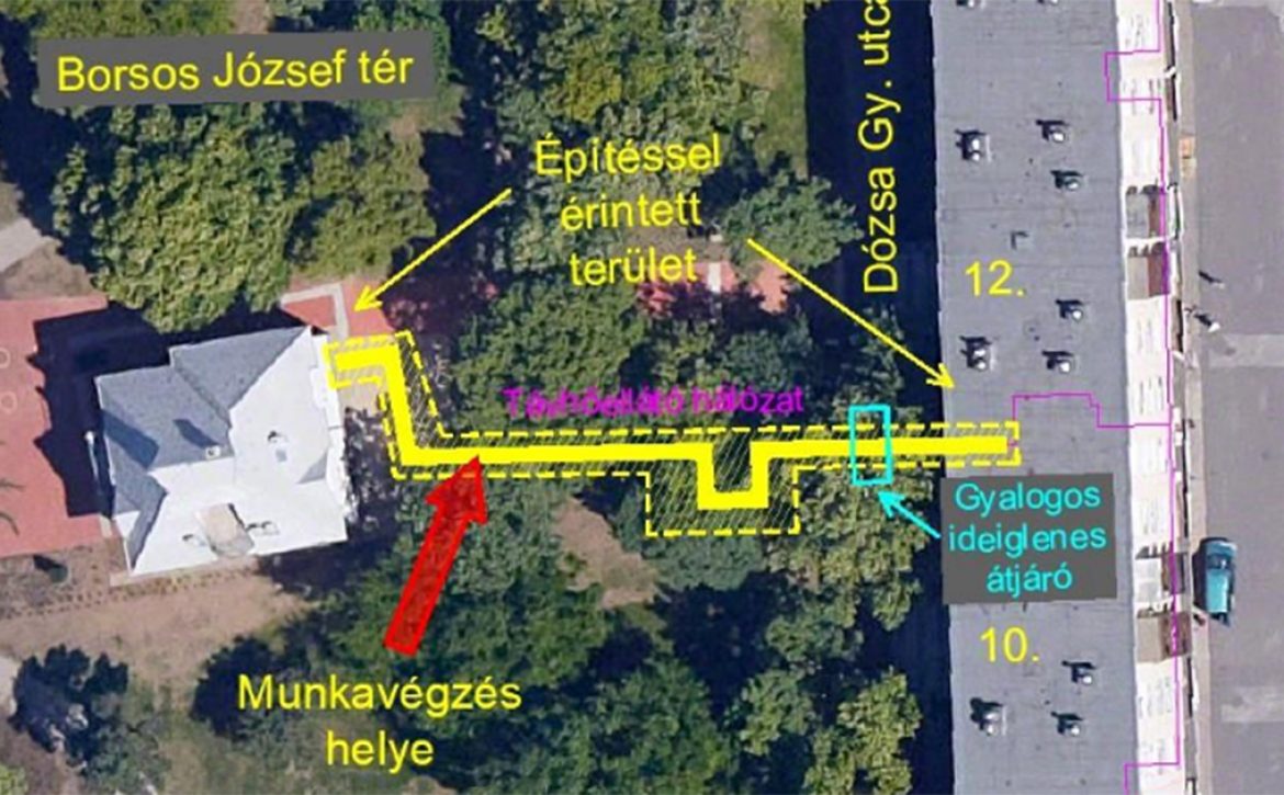 District heating pipeline renovations in Debrecen