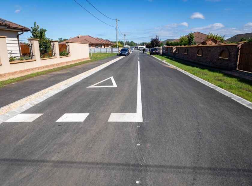 Road construction on Dézsa and Hordó streets in Lencztelep has been completed