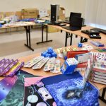 School supplies and computer equipment help children start school