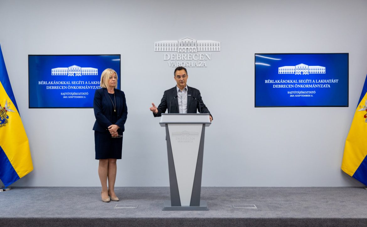 The Municipality of Debrecen supports housing with rental apartments