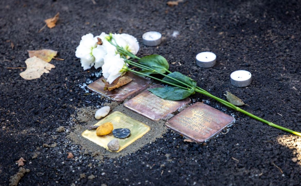 A stumbling block now commemorates Éva Fahidi in Debrecen