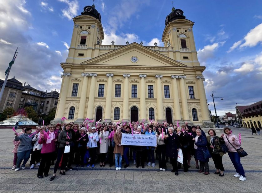 A walk in pink drew attention to the most common disease among women in Debrecen