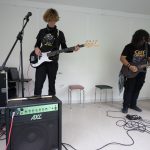 Music comes alive in a studio container