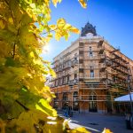 The renovation of the iconic twin corner houses on Simonffy Street is already underway