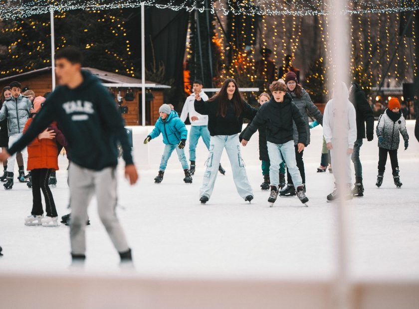 The ice rink is already being built in Debrecen’s main square