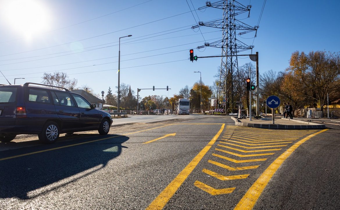 A section of the renovation of Budai Nagy Antal Street has been completed