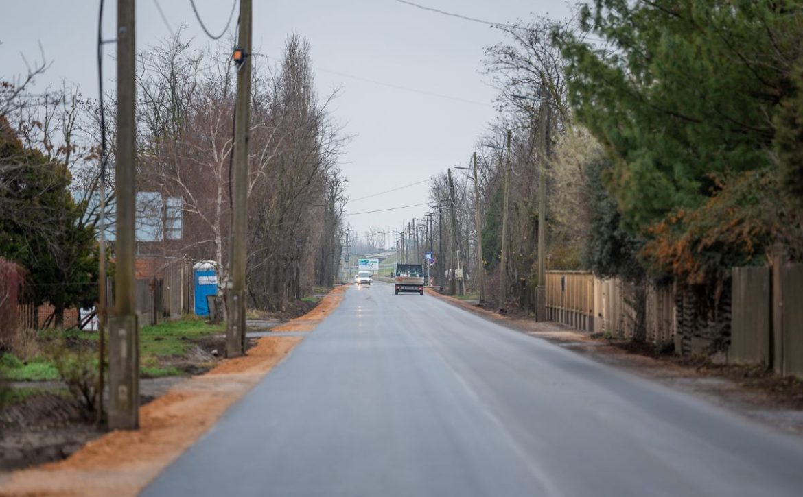 A new, safer and more comfortable Határ Road now serves local residents and commuters