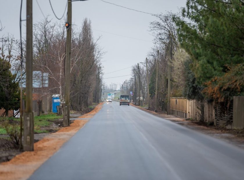 A new, safer and more comfortable Határ Road now serves local residents and commuters