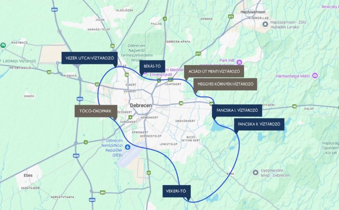 Water Ring Around Debrecen