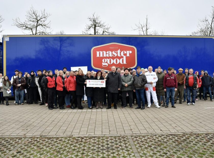 his year marks the sixth occasion on which Debrecen residents have been gifted a generous meat donation by the Master Good Group