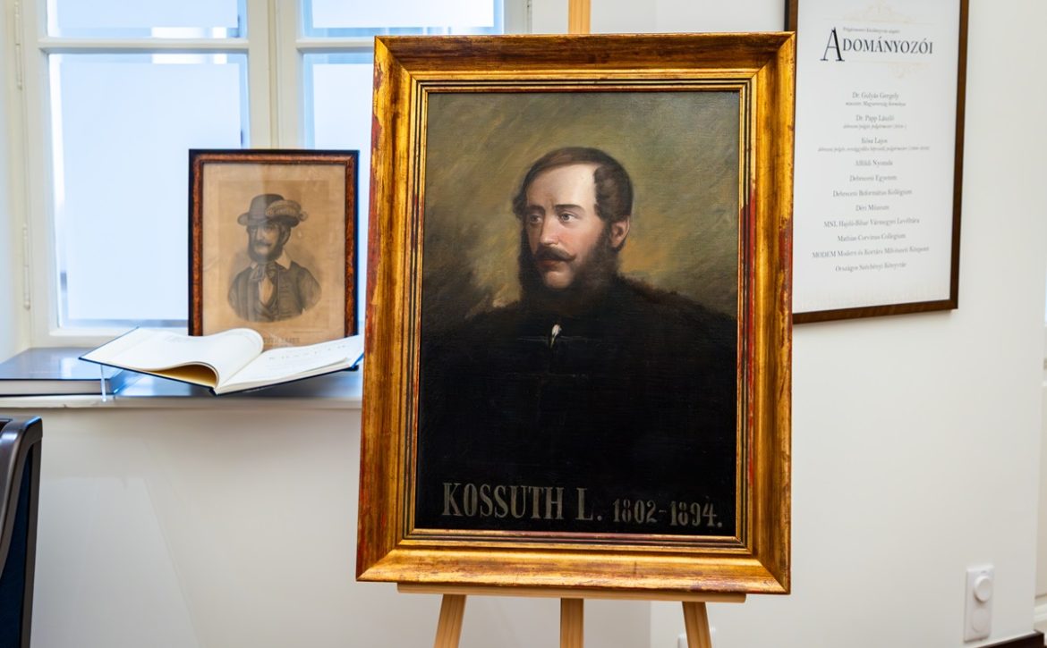 Debrecen Receives Lajos Kossuth Painting as a Donation from MBH Bank