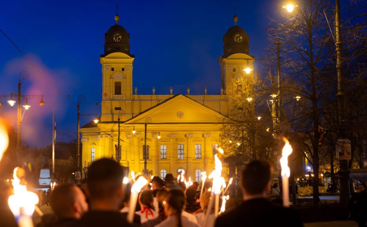 Torchlight Procession in Commemoration of 1848