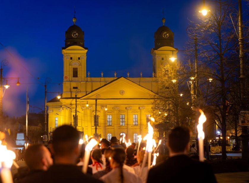 Torchlight Procession in Commemoration of 1848