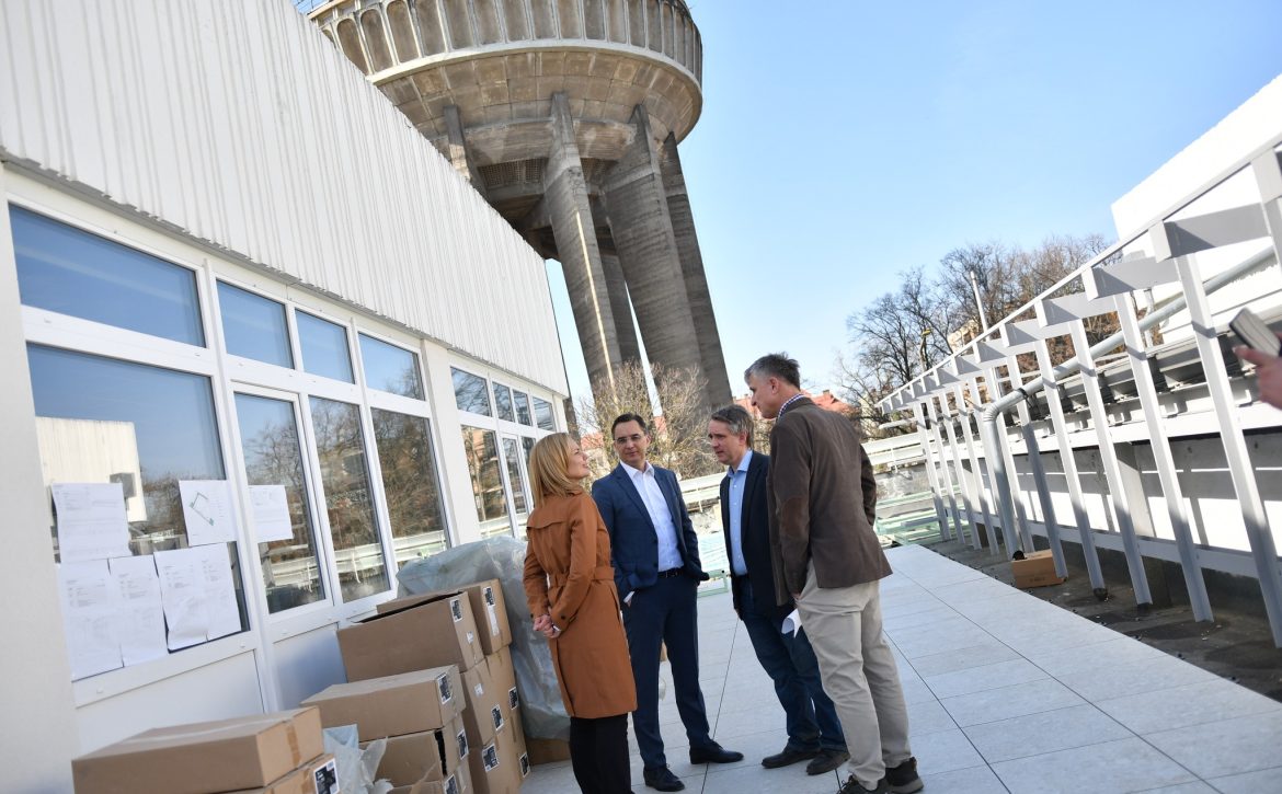 Library Community Terrace and Water Tower Refurbishment Coming to Fényes Udvar District