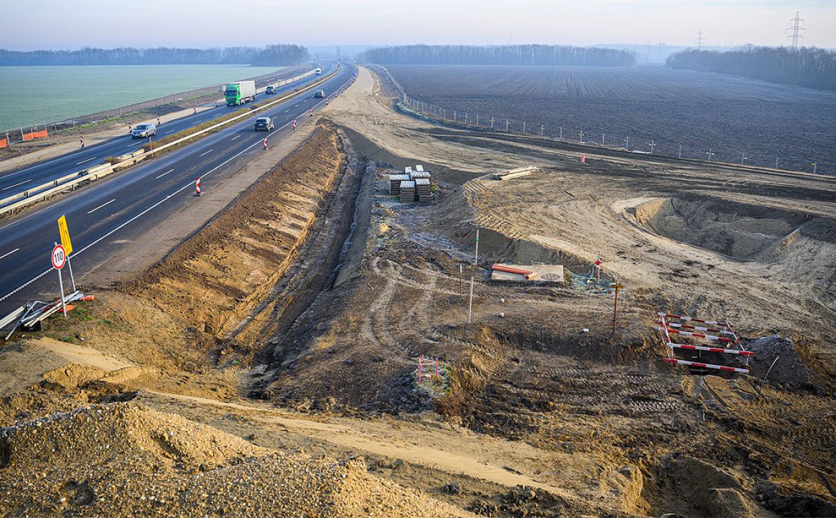 Three-Kilometre Stretch of Debrecen’s Northern Bypass Reduced to Two Lanes for an Extended Period