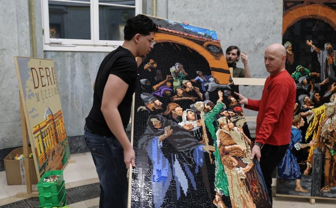 A 150,000‑Piece LEGO Munkácsy Artwork Sets Off on Tour from Debrecen