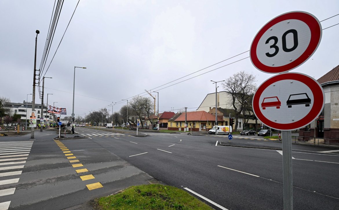 Construction of Szoboszlói Road Junction Enters Final Stretch