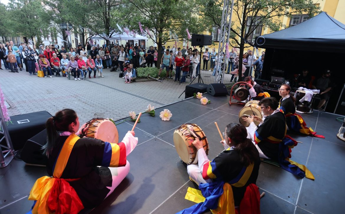 Korean Lotus Lantern Festival Held in Debrecen
