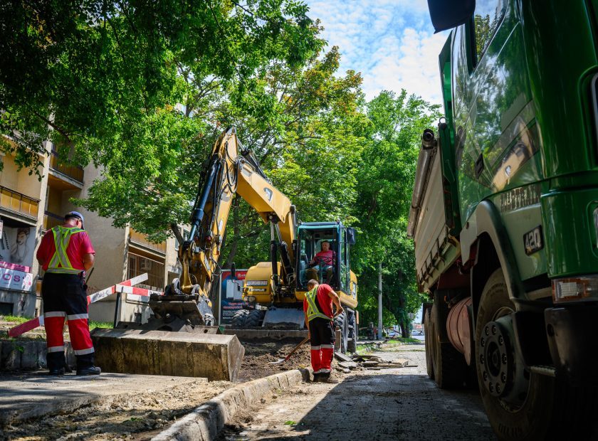 Refurbishment Begins on Urban Section of Main Road 33
