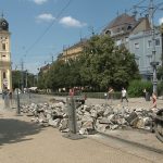 Tram Rail Replacement Begins on Debrecen's Main Square