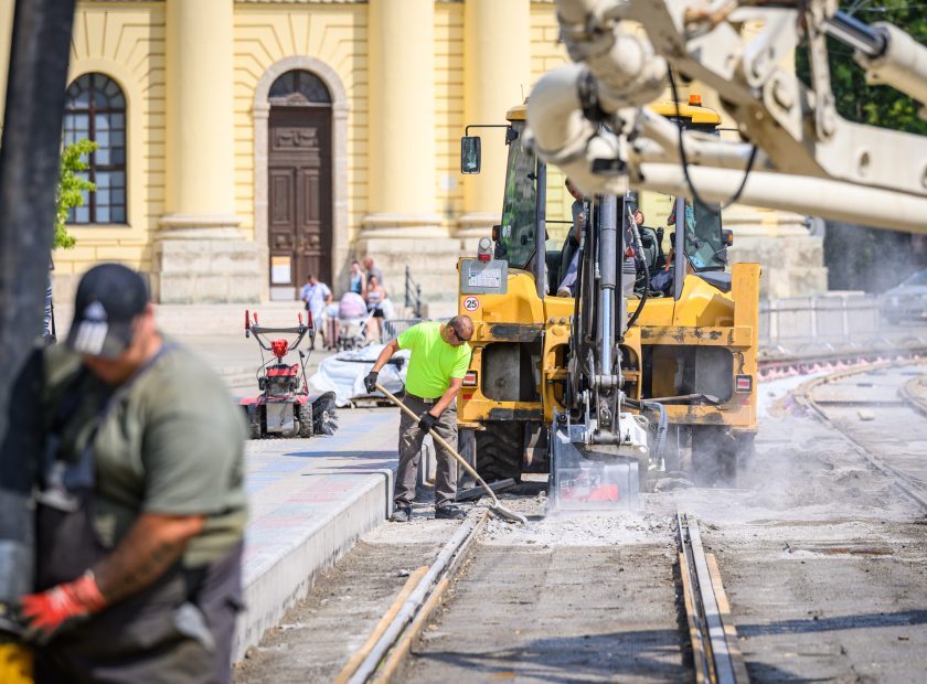 Tram Track Refurbishment Works Near Completion in Debrecen