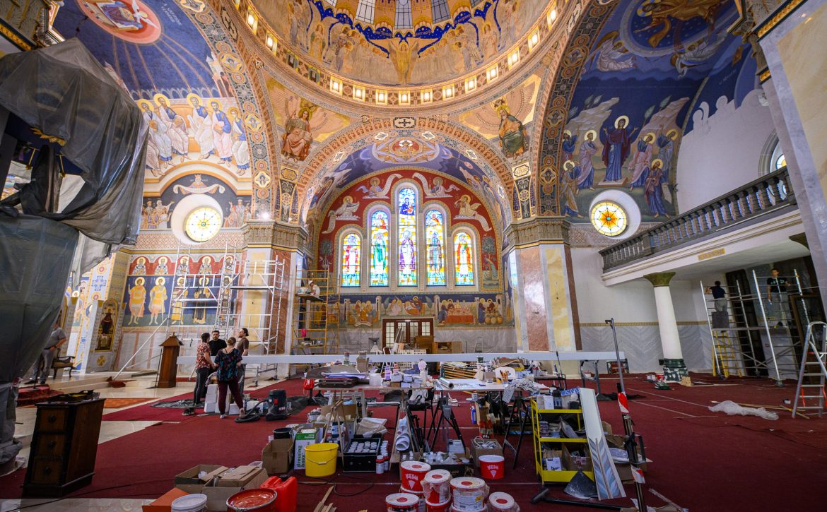 Renovation of Attila Square Greek Catholic Cathedral Enters Final Stretch
